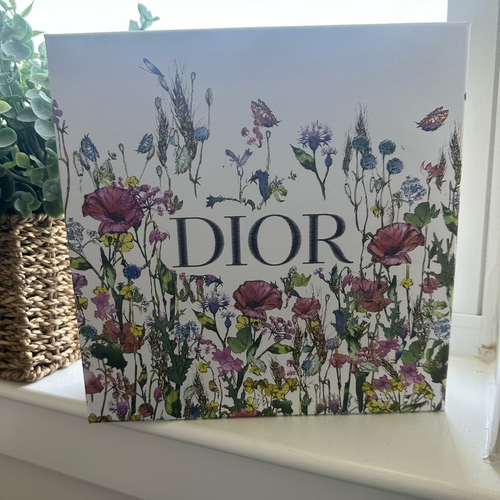 Floral Dior Makeup Size Box